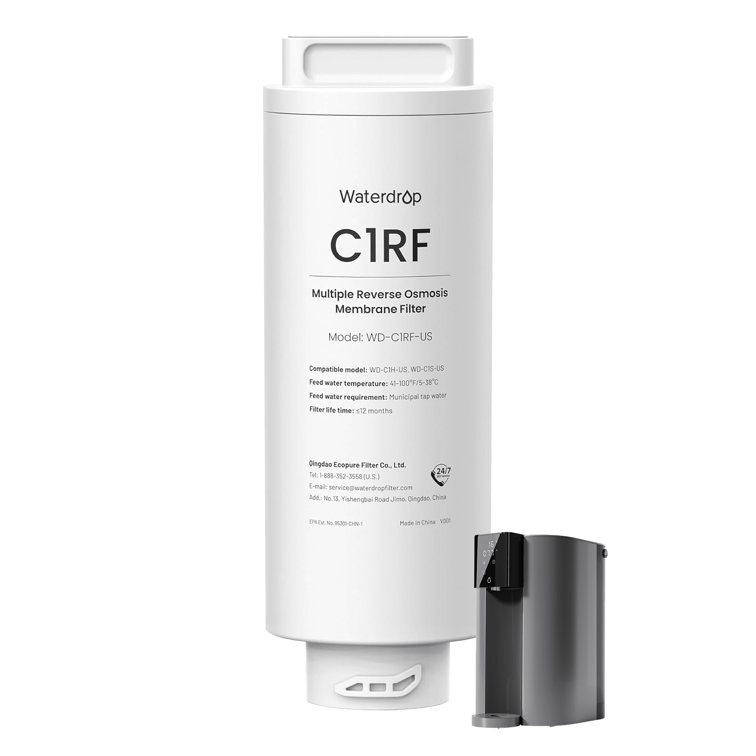 C1RF Replacement Filter for Waterdrop C1S & C1H RO Systems
