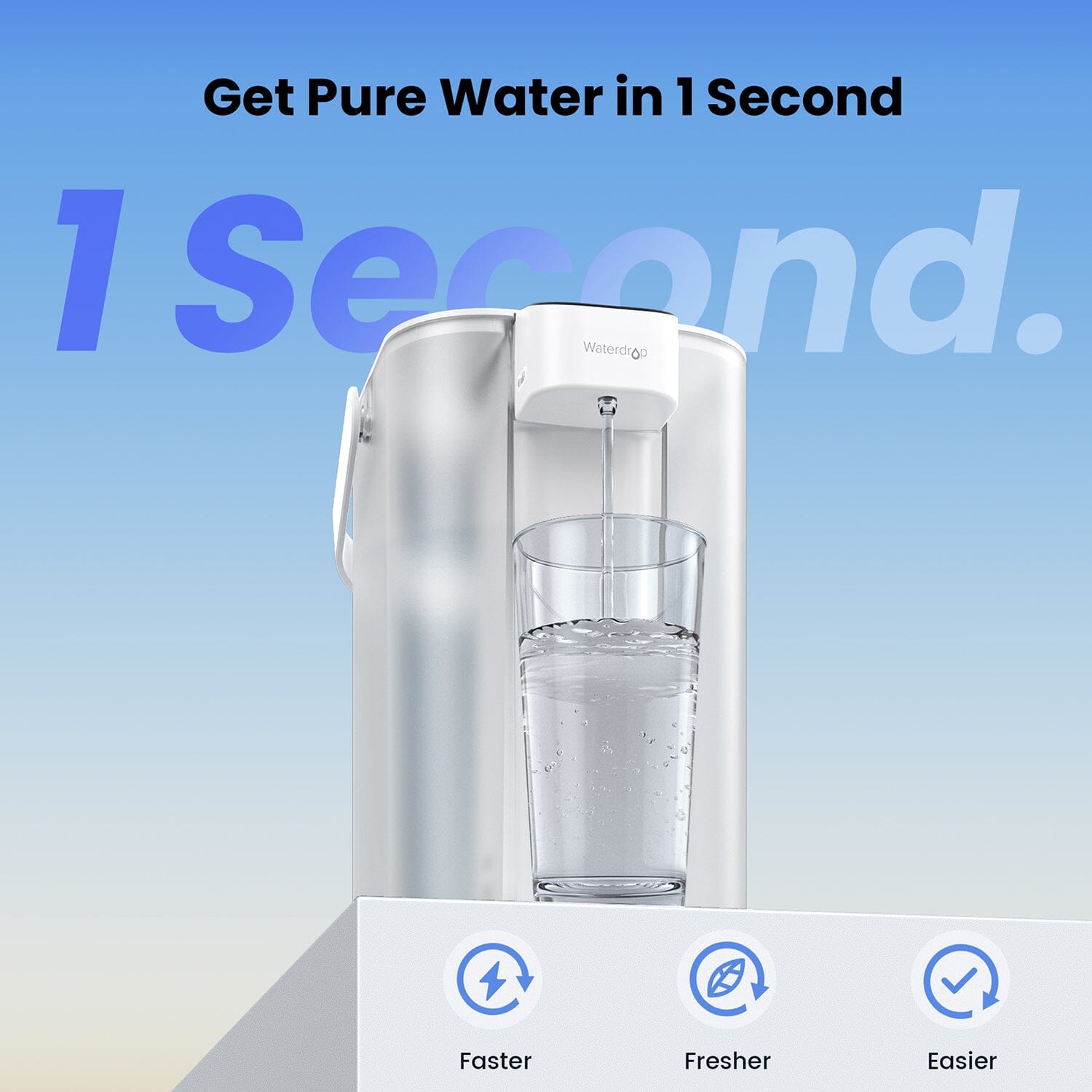 Waterdrop ED01 Countertop Electric Water Dispenser - 1s Instant