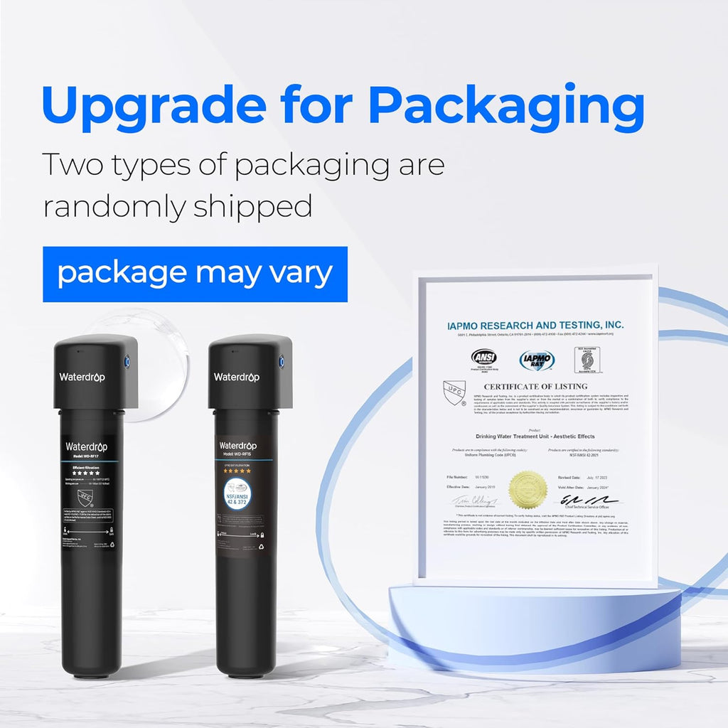Waterdrop Under Sink Water Filter, Direct Connect Filtration System UA