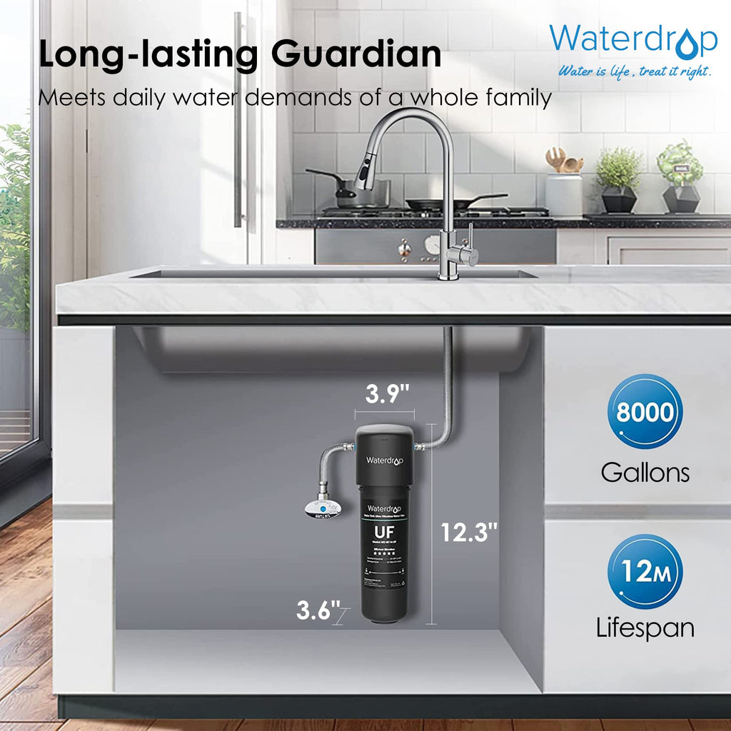 Waterdrop UA-UF Undersink Water Filter - Direct Connect System