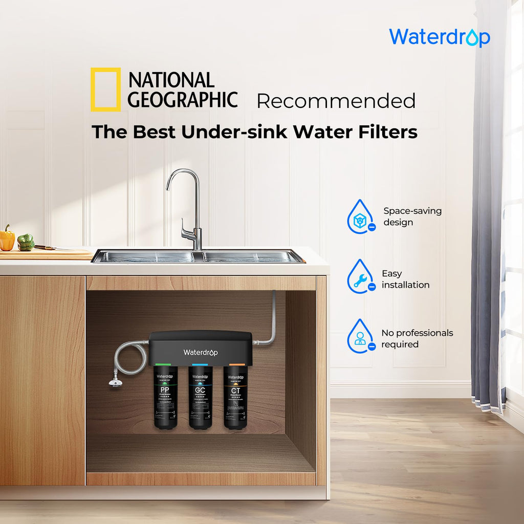 Waterdrop TSA Premium 3-Stage Undersink Water Filter System