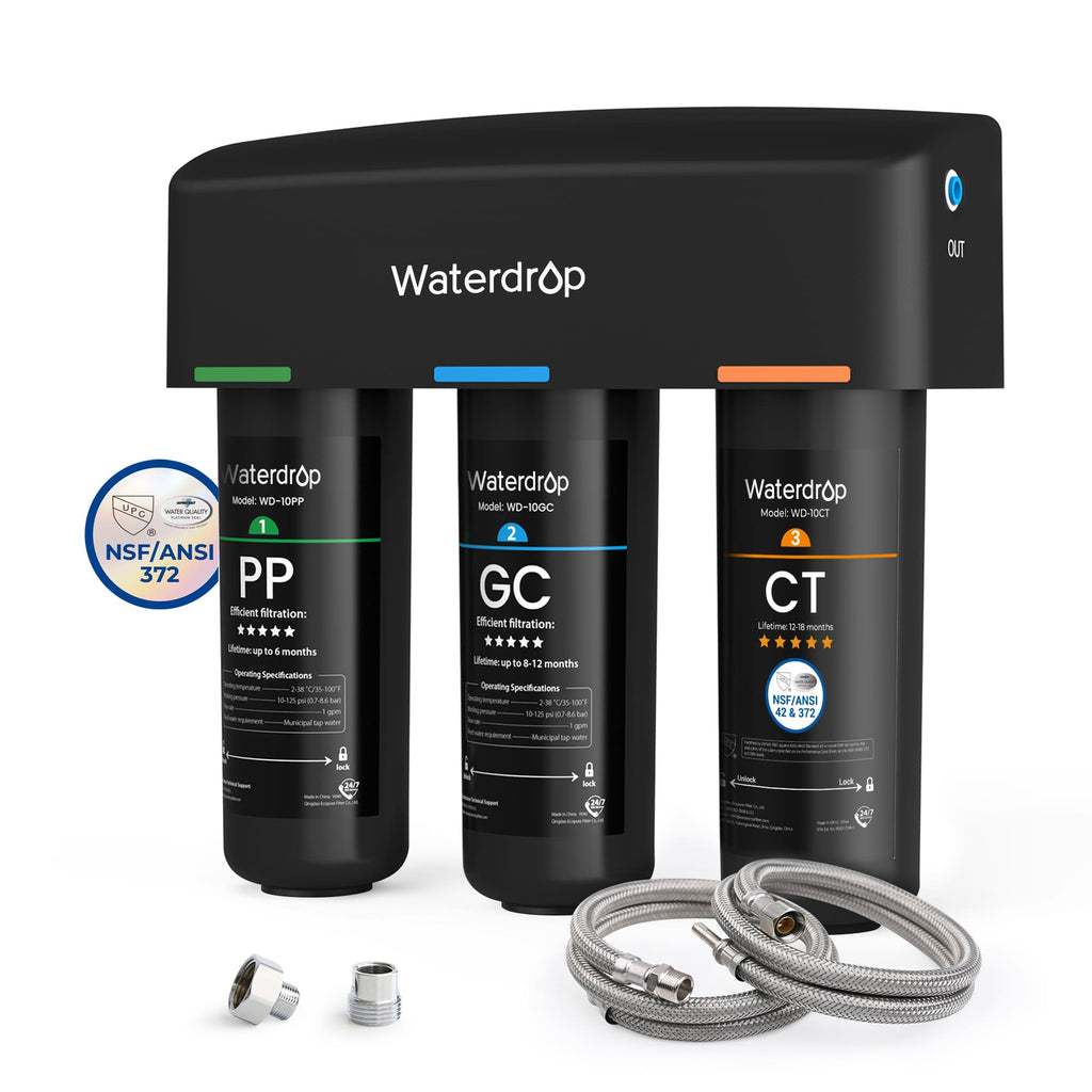 Waterdrop TSA Premium 3-Stage Undersink Water Filter System