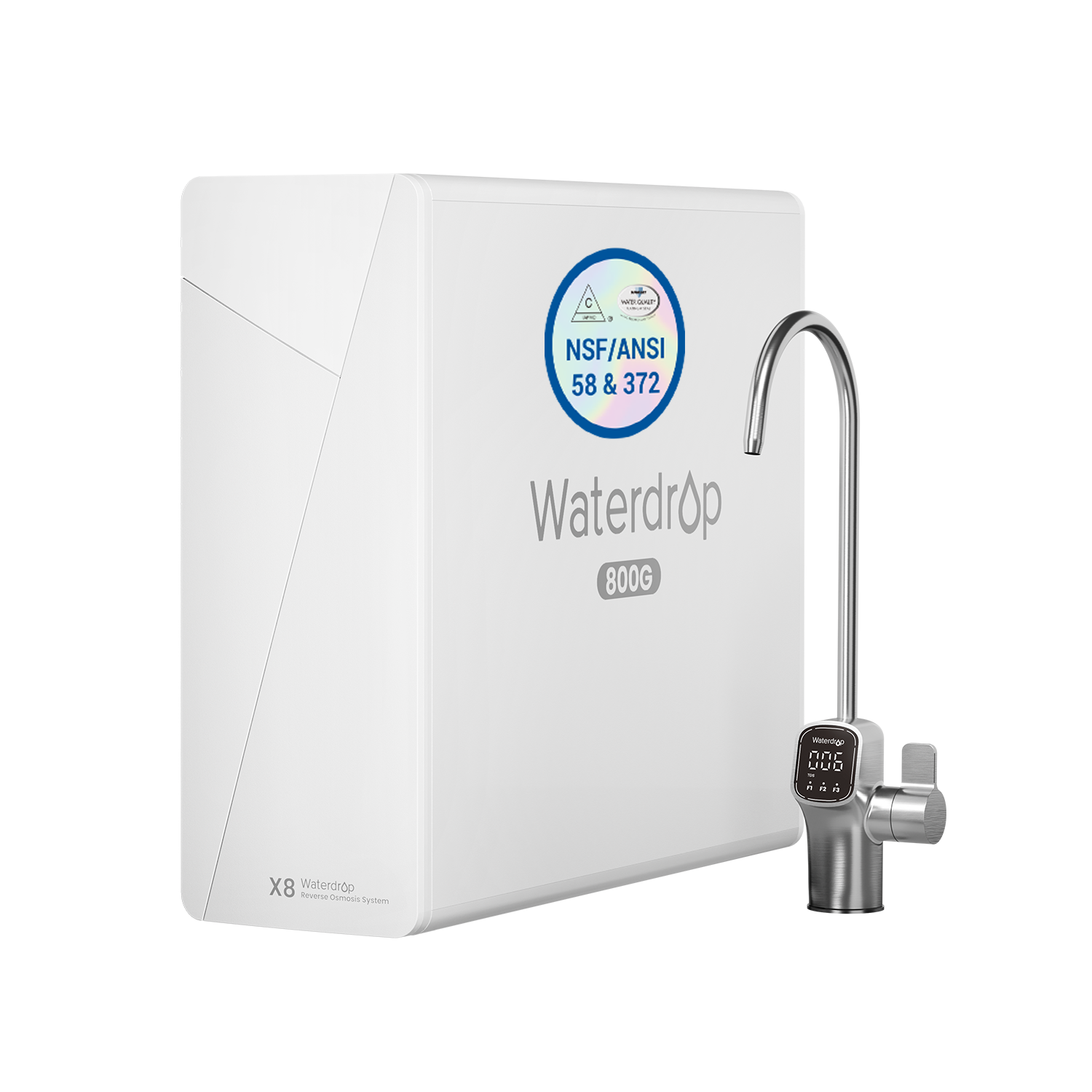 Waterdrop X Series Reverse Osmosis System, X8
