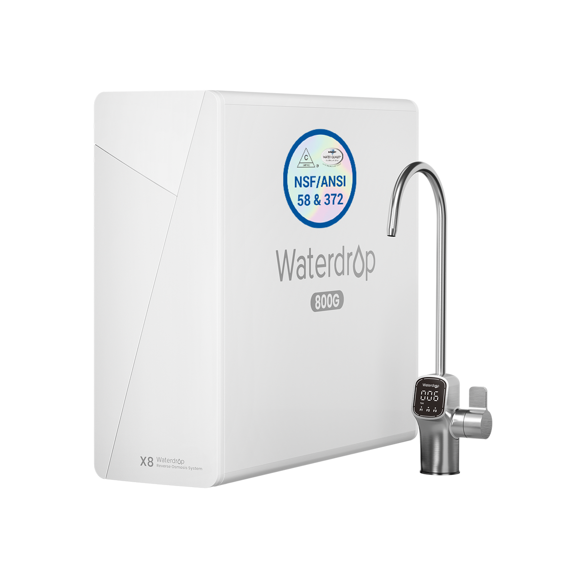 Waterdrop X8 Tankless Reverse Osmosis System - X Series