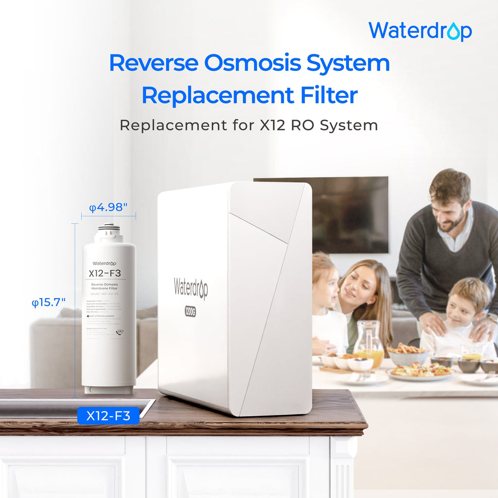 X12-F3 RO Replacement Filter for Waterdrop X12 RO System