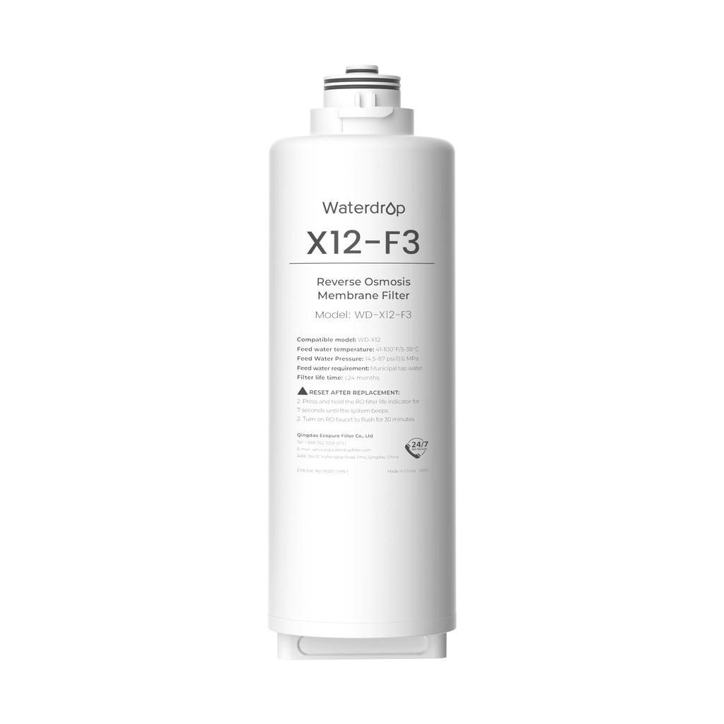 X12-F3 RO Replacement Filter for Waterdrop X12 RO System