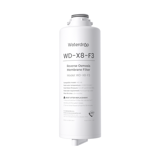 X8-F3 RO Replacement Filter for Waterdrop X8 RO System
