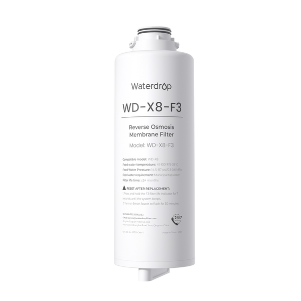 X8-F3 RO Replacement Filter for Waterdrop X8 RO System