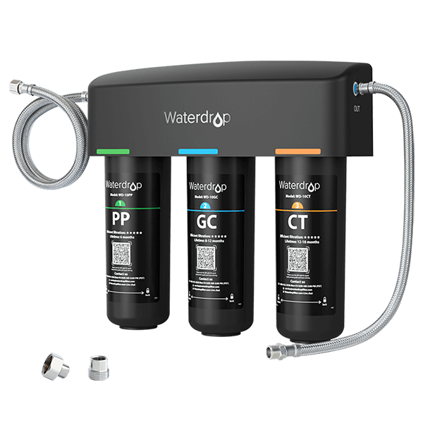 Waterdrop TSA Premium 3-Stage Undersink Water Filter System